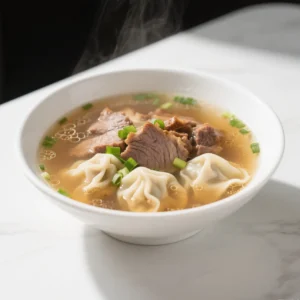 Roast Pork Wonton Soup